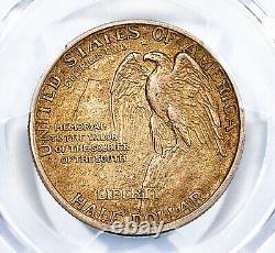1925 Stone Mountain Commemorative Silver Half Dollar XF40 PCGS'Gold Toned