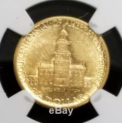 1926 $2.50 American Sesquicentennial Sesqui Commemorative Gold Coin NGC AU55
