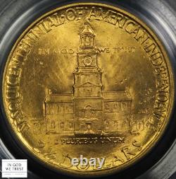 1926 $2.50 Sesquicentennial Commemorative Gold Quarter Eagle PCGS MS 64 CAC