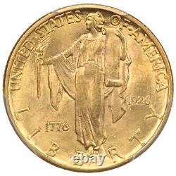 1926 $2.50 Sesquicentennial PCGS MS63 Classic Gold Commemorative