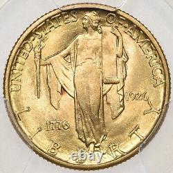 1926 $2.5 PCGS MS66 Foil Label Sesquicentennial Commemorative Gold Quarter Eagle