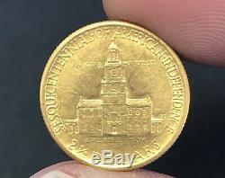 1926 Sesquicentennial $21/2 Commemorative GOLD COIN Highly Lustrous CHOICE AU-BU