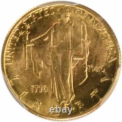 1926 Sesquicentennial $2.50 Gold MS63 PCGS