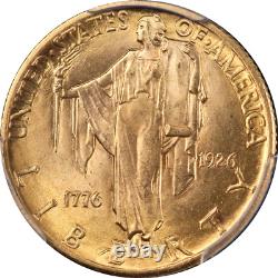 1926 Sesquicentennial Commemorative Gold $2.50 PCGS MS65 Superb Eye Appeal