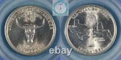 1935 Spanish Trail 50c Commemorative PCGS MS65 Brushed Gold Beauty