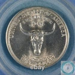 1935 Spanish Trail 50c Commemorative PCGS MS65 Brushed Gold Beauty
