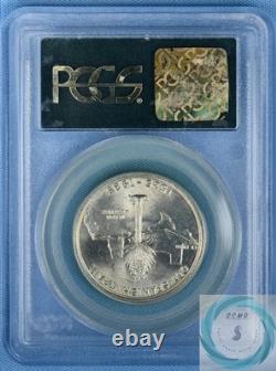 1935 Spanish Trail 50c Commemorative PCGS MS65 Brushed Gold Beauty