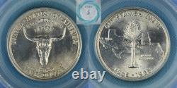 1935 Spanish Trail 50c Commemorative PCGS MS65 Brushed Gold Beauty