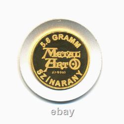 1956 Hungarian Revolution, 5.6 grams. 999- BULLION GOLD. Commemorative Issue