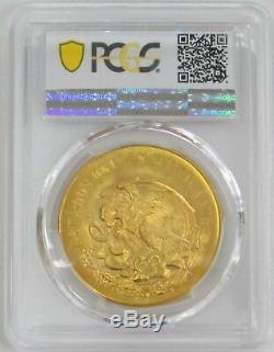 1962 Gold Mexico 50 Pesos Cinco De Mayo Commemorative Coin Pcgs Mint State 66