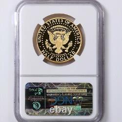 1964-2014 W Kennedy Gold 50C High Relief NGC Certified PF 70 Ultra Cameo 1st Day