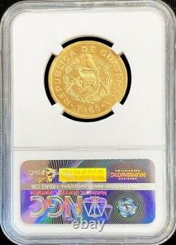 1965 Gold Guatemala Tecun Uman 1/2 Oz Commemorative Ngc Mint State 65