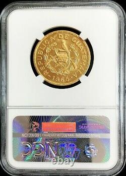 1965 Gold Guatemala Tecun Uman 1/2 Oz Commemorative Ngc Mint State 66