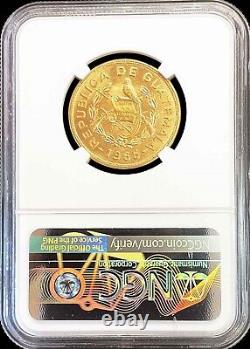 1965 Gold Guatemala Tecun Uman 1/2 Oz Commemorative Ngc Mint State 67