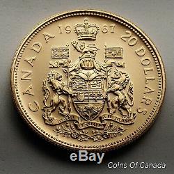 1967 Canada $20 Gold Coin -Superb Specimen Coin. 5288 troy oz AGW #coinsofcanada
