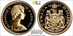 1967 Canada $20 Gold Pcgs Proof-69 Cam, Only 5 Graded This High-none Higher