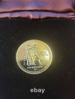 1976 $100 Olympic gold coin 14Kt 1/4 oz gold