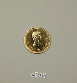 1976 Canada Olympic $100 1/4 Oz Gold uncirculated Commemorative Coin