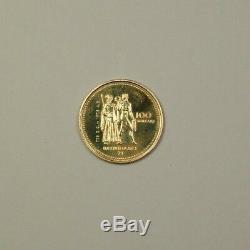 1976 Canada Olympic $100 1/4 Oz Gold uncirculated Commemorative Coin