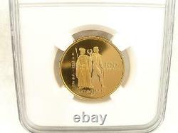 1976 Canada Olympic $100 Gold Coin PF 66 Ultra Cameo 1/2 ozt pure gold