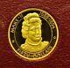 1977 Cayman Islands $50 Gold Proof Queen Mary Ii Commemorative