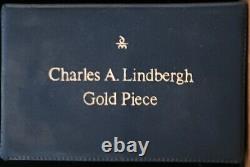 1977 Charles A. Lindbergh Gold Commemorative Shipping Included #7350