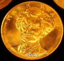 1980-1984 AMERICAN ARTS COMMEMORATIVES 5 GOLD COINS 1 OUNCE EACH withORIGINAL CASE