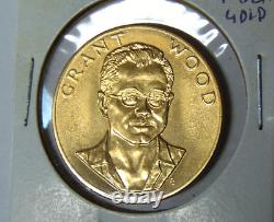 1980 Grant Wood 1 oz Gold American Arts Medal Gold Bullion