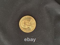 1980 Grant Wood American Arts Gold Medallion 1 Oz. COMMEMORATIVE GOLD MEDAL