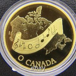 1981 Canada $100 GEM BU+ PROOF 22K Gold 1/2 Oz Coin O Canada Song. 500 ToZ