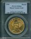 1981 Mark Twain Commemorative Medal American Arts Gold Coin 1 Oz. Pcgs Ms64