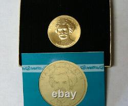 1981 Mark Twain 1 oz Gold American Arts Commemorative Medal With Box and COA