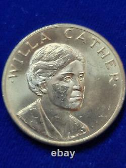 1981 US Gold 1/2 oz American Arts Commemorative Medal WILLA CATHER BU