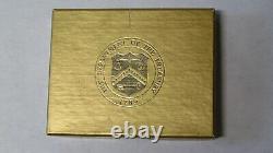 1981 Willa Cather 1/2 oz Gold American Arts Commemorative Medal With Box and COA