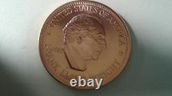1982 Frank Lloyd Wright American Arts Commemorative Medal 1/2oz GOLD