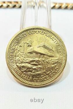 1982 US Gold 1/2 oz American Arts Commemorative Medal Frank Lloyd Wright AU Coin
