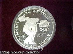 1983-1984 Olympic 6 Coin Set 2 $10 Gold Coins 4 Silver Dollars Proof and BU