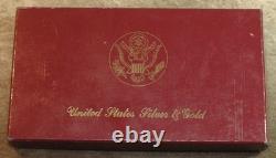 1983 / 1984 US Mint 3 Coin Olympic Gold and Silver Proof Set