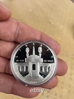 1983-1984 Us Olympic Commemorative Proof Set, 3 Coins $10 Gold & 2-$1 Silver