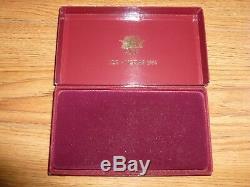 1983-84 US Mint Olympic Commemorative Proof Coin set $10 Gold & 2 Silver Dollars