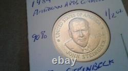 1984 Half Ounce John Steinbeck American Arts Commemorative Gold Medal
