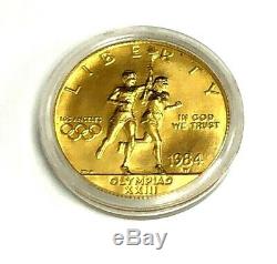 1984 Olympic $10 Gold Commemorative Liberty Coin Los Angeles