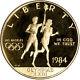 1984-p Us Gold $10 Olympic Commemorative Proof Coin In Capsule