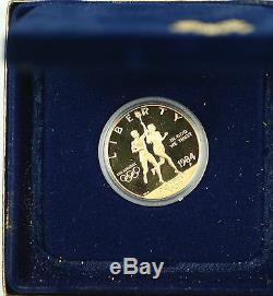 1984-P U. S. Mint Proof Olympic $10 Commemorative Gold Coin as Issued