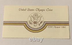 1984 S Proof Olympic $10 Commemorative Gold Coin As Issued Box/coa