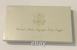 1984 S Proof Olympic $10 Commemorative Gold Coin As Issued Box/coa