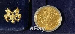 1984 US Olympic $10 Gold Eagle Proof -W Coin (1) Coin Very Collectible COA