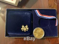 1984 US Olympic $10 Gold Eagle Proof -W Coin (1) Coin Very Collectible COA