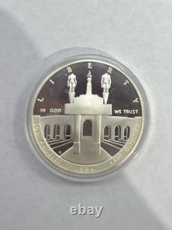 1984 U. S. Olympics Gold & Silver Proof Commemorative 3 Coin Set with Box