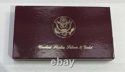 1984 U. S. Olympics Gold & Silver Proof Commemorative 3 Coin Set with Box
